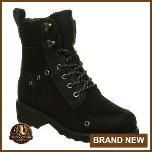 Women's Suede Wool Lace-Up Ankle Boots Winter Comfort